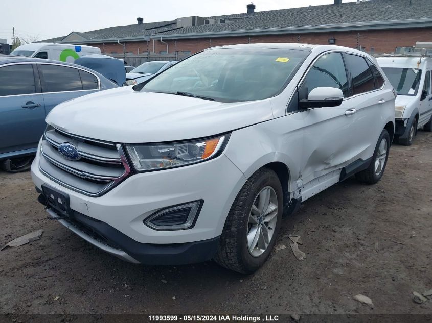 2018 Ford Edge Sel VIN: 2FMPK3J99JBC03374 Lot: 11993599