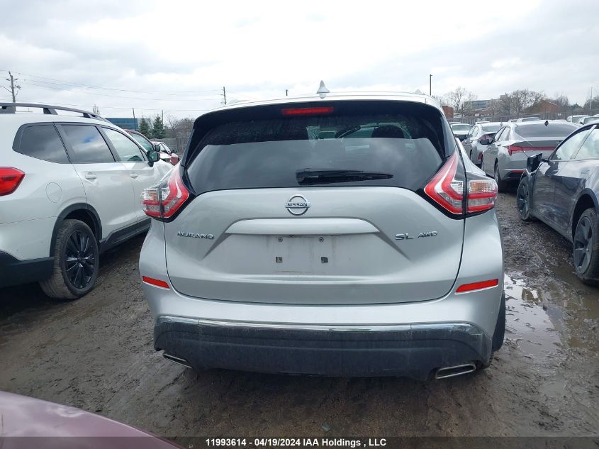 2017 Nissan Murano VIN: 5N1AZ2MHXHN180698 Lot: 11993614