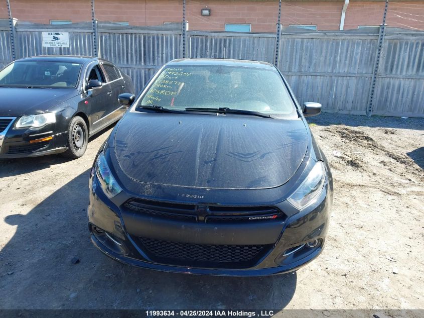 2013 Dodge Dart VIN: 1C3CDFBAXDD138271 Lot: 11993634