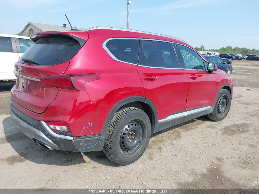 2019 Hyundai Santa Fe VIN: 5NMS23AD8KH112490 Lot: 11993640