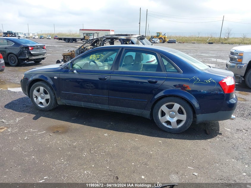 2004 Audi A4 VIN: WAULC68E64A103802 Lot: 11993672