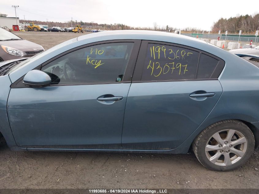 2011 Mazda 3 I VIN: JM1BL1UF1B1430797 Lot: 11993685