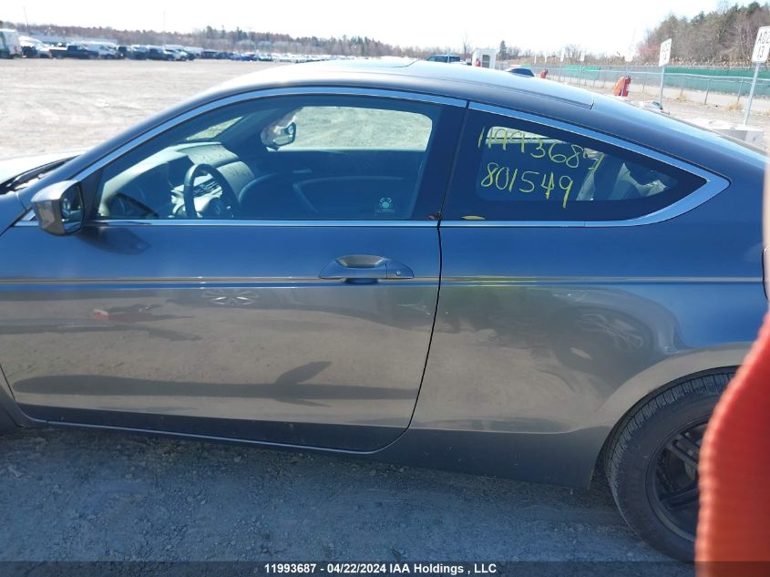 2010 Honda Accord VIN: 1HGCS1B83AA801549 Lot: 11993687