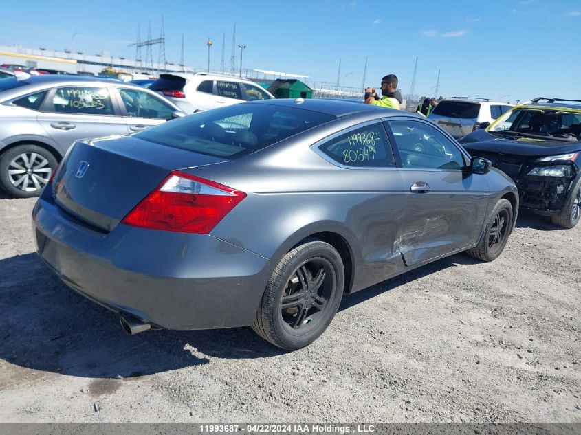 2010 Honda Accord VIN: 1HGCS1B83AA801549 Lot: 11993687