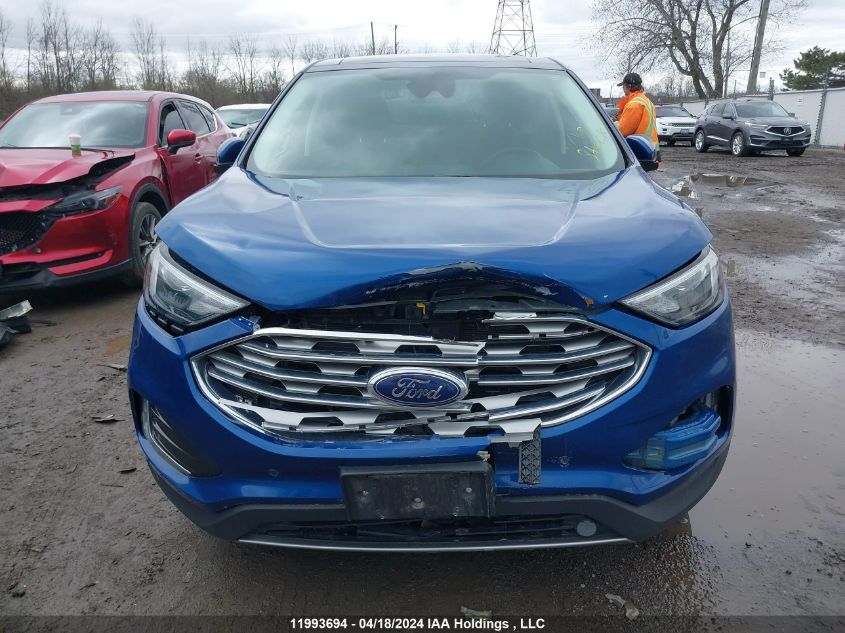 2022 Ford Edge Titanium VIN: 2FMPK4K98NBA47192 Lot: 39240803
