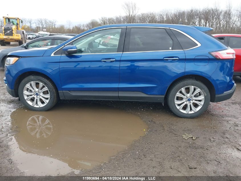 2022 Ford Edge Titanium VIN: 2FMPK4K98NBA47192 Lot: 39240803