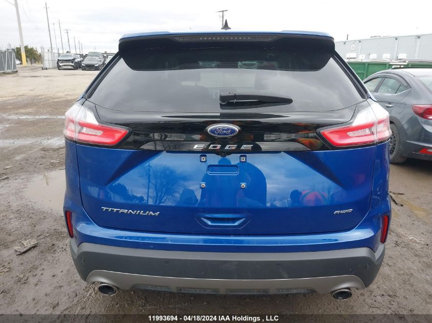 2022 Ford Edge Titanium VIN: 2FMPK4K98NBA47192 Lot: 39240803