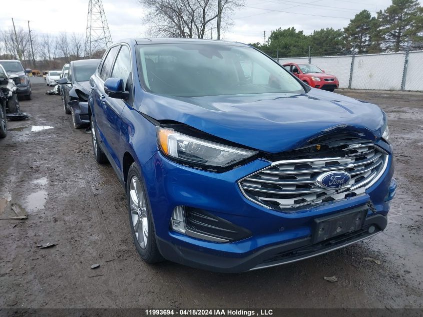 2022 Ford Edge Titanium VIN: 2FMPK4K98NBA47192 Lot: 39240803