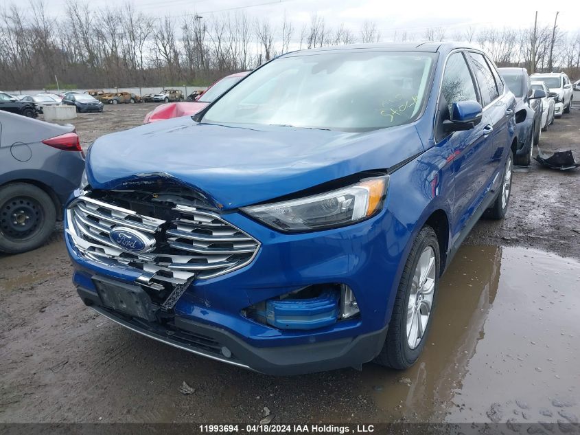 2022 Ford Edge Titanium VIN: 2FMPK4K98NBA47192 Lot: 39240803
