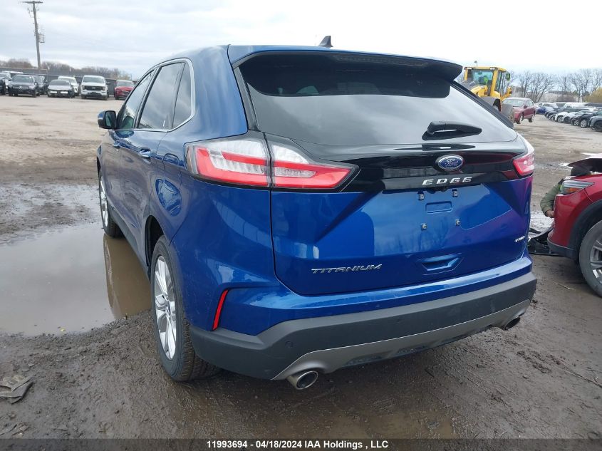 2022 Ford Edge Titanium VIN: 2FMPK4K98NBA47192 Lot: 39240803