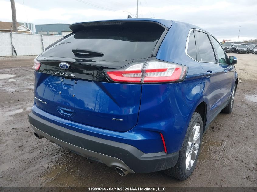 2022 Ford Edge Titanium VIN: 2FMPK4K98NBA47192 Lot: 39240803