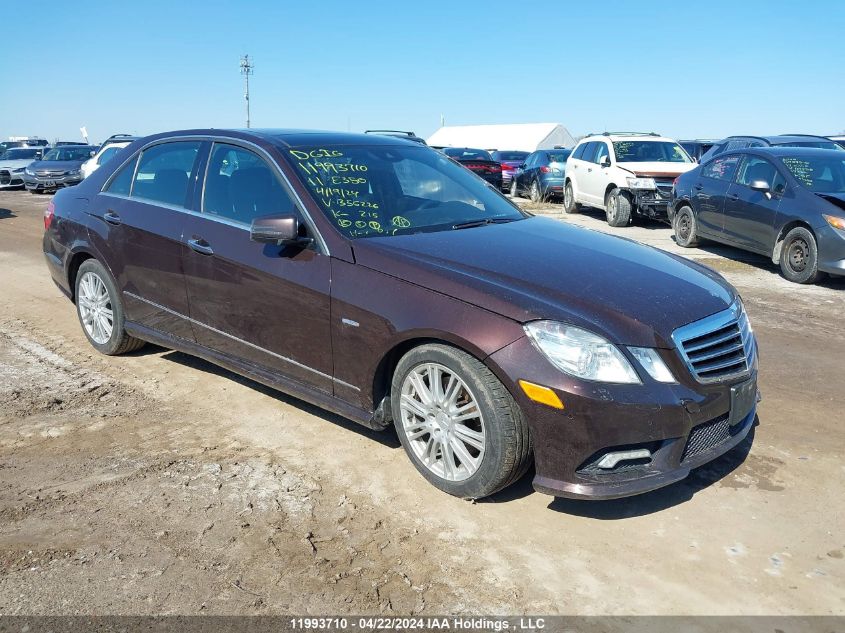 2011 Mercedes-Benz E 350 Bluetec VIN: WDDHF2EB3BA356226 Lot: 11993710