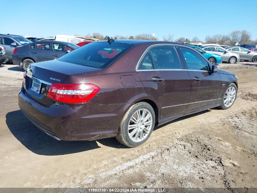 2011 Mercedes-Benz E 350 Bluetec VIN: WDDHF2EB3BA356226 Lot: 11993710