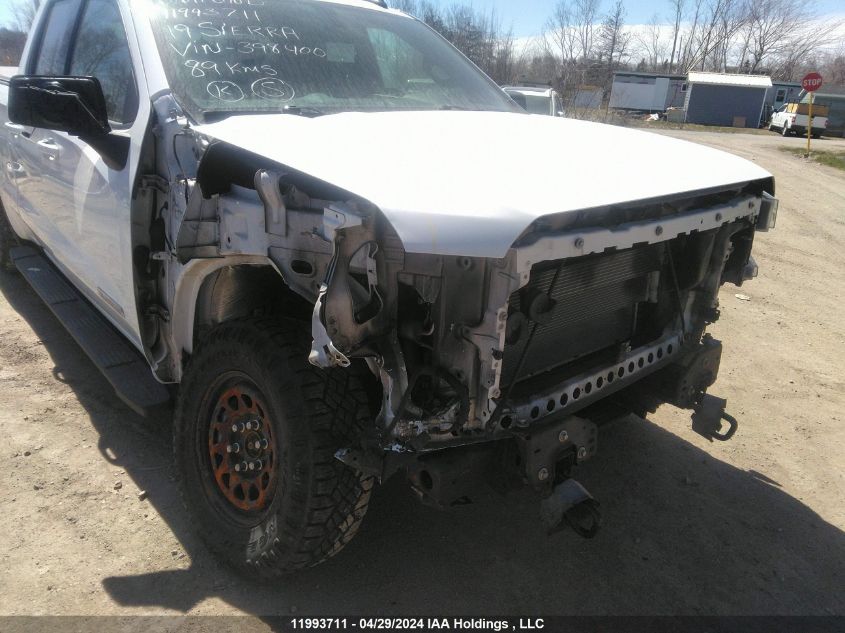 2019 GMC Sierra 1500 VIN: 1GTR9CED7KZ398400 Lot: 11993711