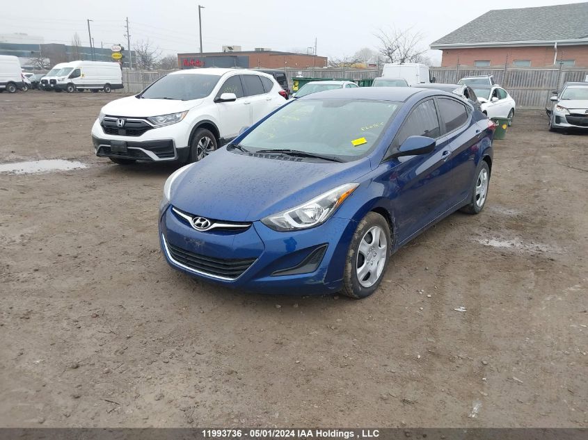 2015 Hyundai Elantra Se/Sport/Limited VIN: 5NPDH4AEXFH591977 Lot: 11993736