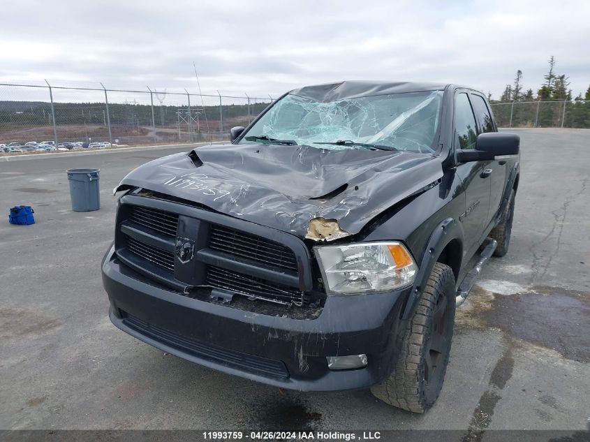 2012 Ram 1500 Sport VIN: 1C6RD7MTXCS322296 Lot: 11993759