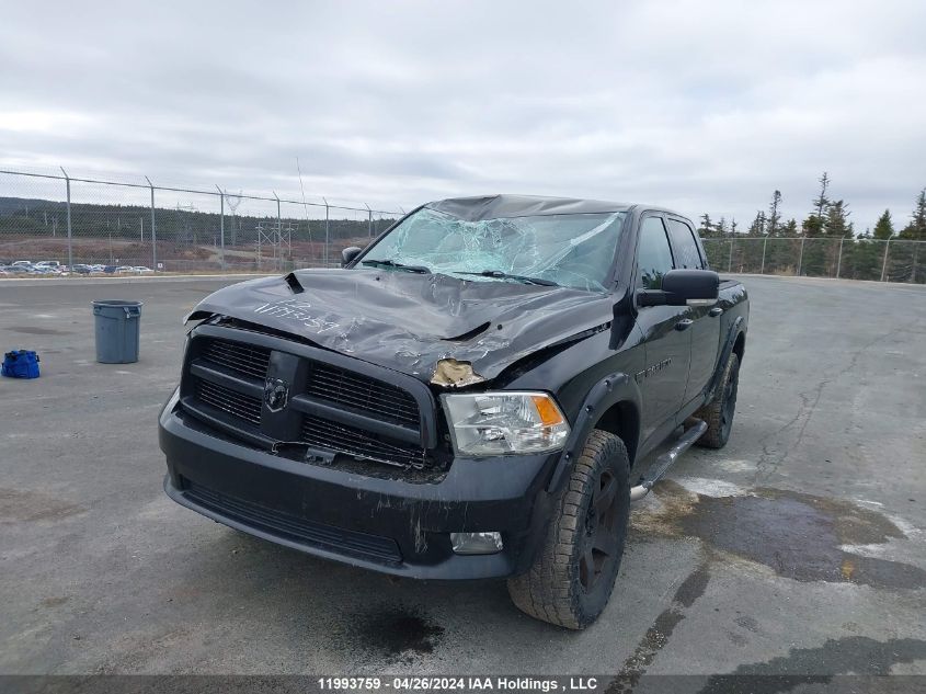 2012 Ram 1500 Sport VIN: 1C6RD7MTXCS322296 Lot: 11993759