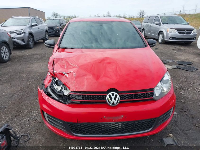 2012 Volkswagen Gti VIN: WVWEV7AJ1CW135061 Lot: 11993761