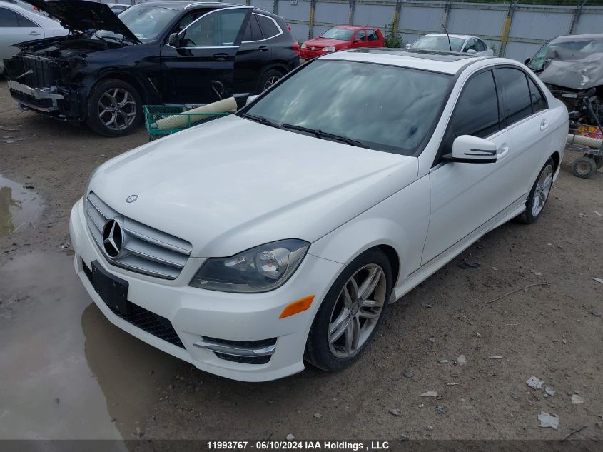 2013 Mercedes-Benz C-Class VIN: WDDGF8AB9DA776600 Lot: 11993767