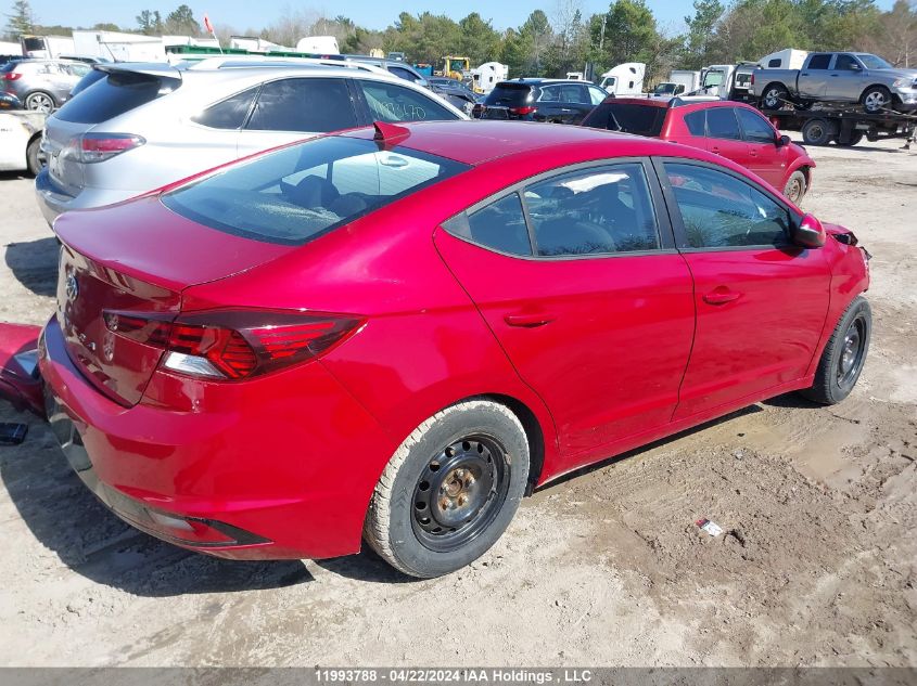 2019 Hyundai Elantra VIN: KMHD84LF8KU861323 Lot: 11993788