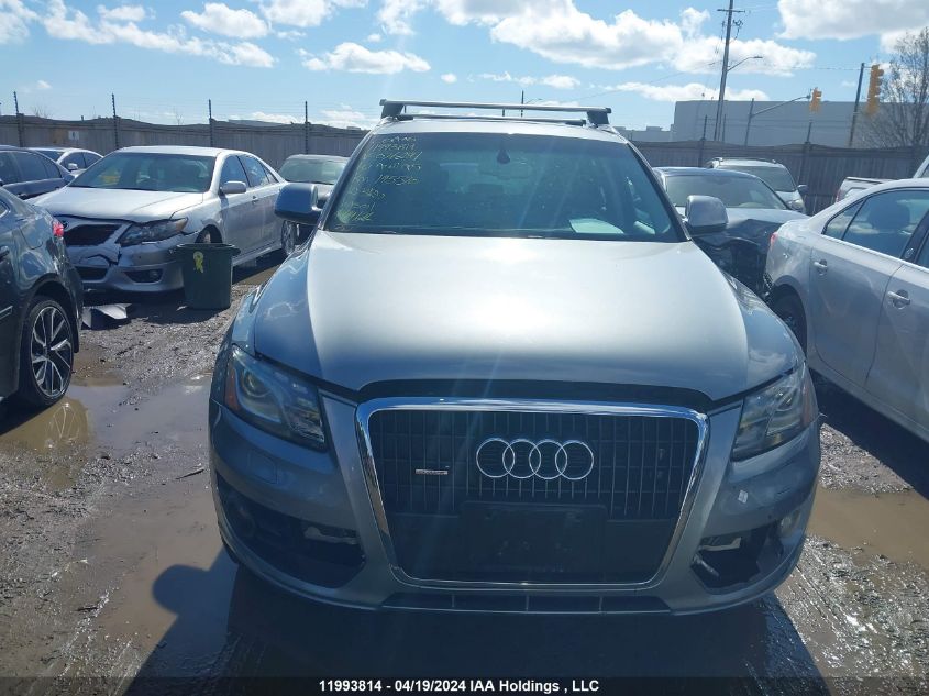 2010 Audi Q5 VIN: WA1LKCFP4AA076291 Lot: 11993814