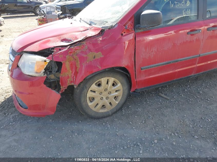 2014 Dodge Grand Caravan Se/Sxt VIN: 2C4RDGBG3ER319176 Lot: 11993833