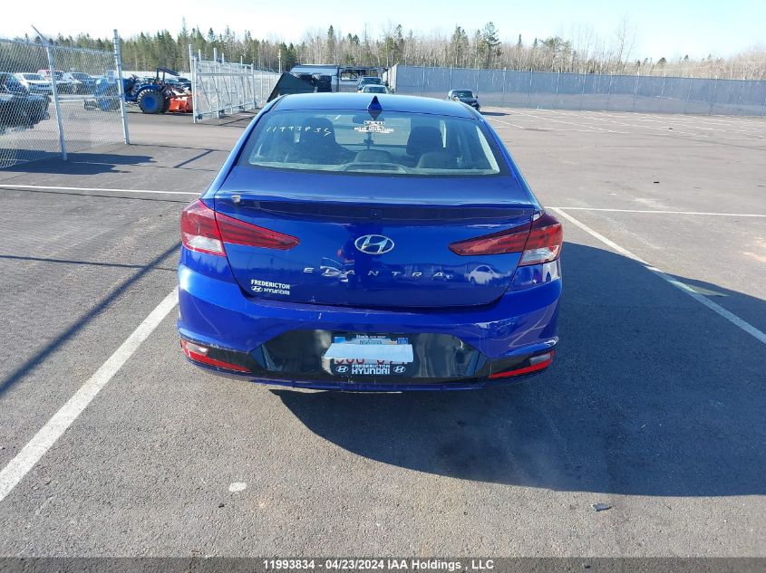 2019 Hyundai Elantra Preferred VIN: KMHD84LF6KU775542 Lot: 11993834