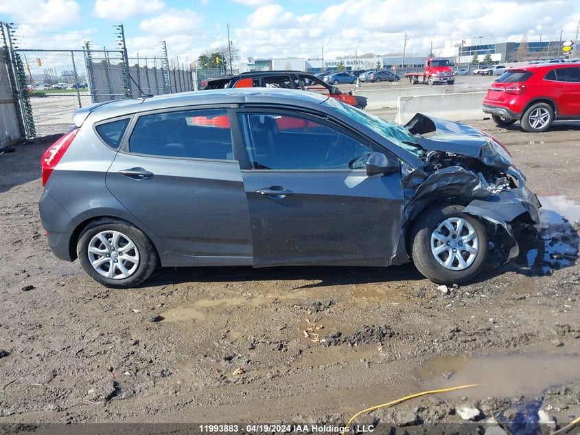 2012 Hyundai Accent Gls/Gs VIN: KMHCT5AE4CU038593 Lot: 11993883