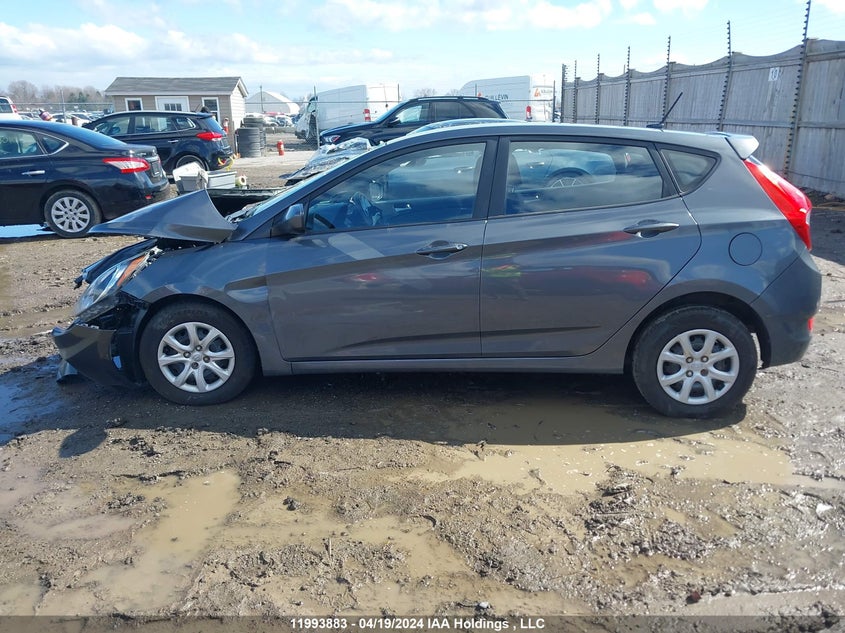 2012 Hyundai Accent Gls/Gs VIN: KMHCT5AE4CU038593 Lot: 11993883