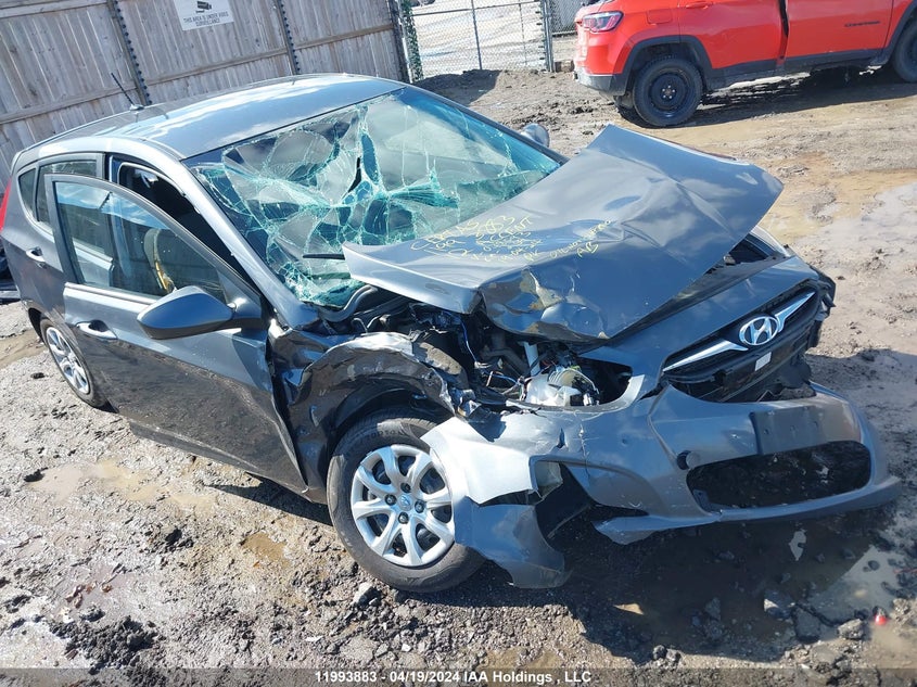 2012 Hyundai Accent Gls/Gs VIN: KMHCT5AE4CU038593 Lot: 11993883