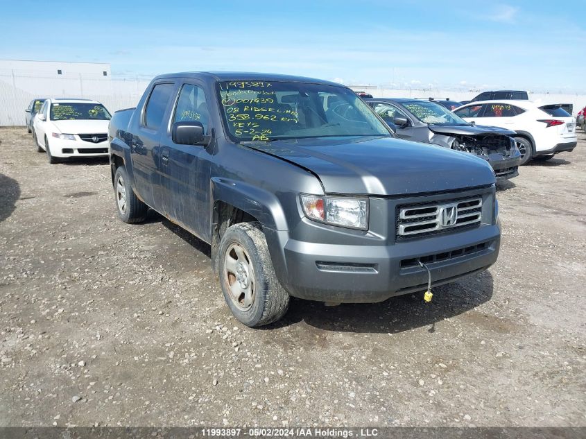 2008 Honda Ridgeline VIN: 2HJYK16428H001439 Lot: 11993897