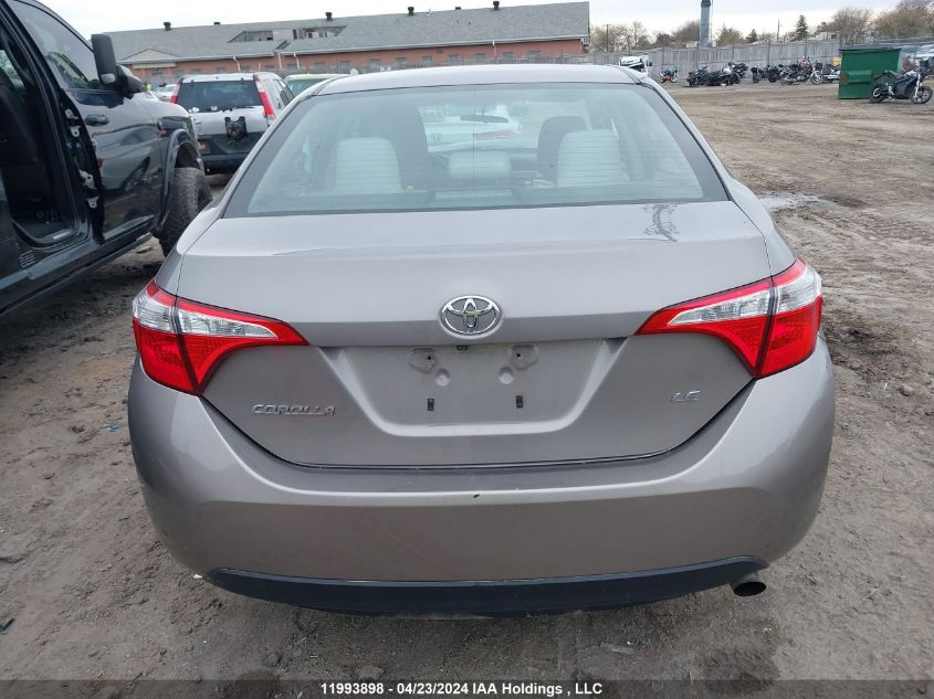 2014 Toyota Corolla L/Le/Le Pls/Prm/S/S Pls VIN: 2T1BURHE8EC106386 Lot: 11993898