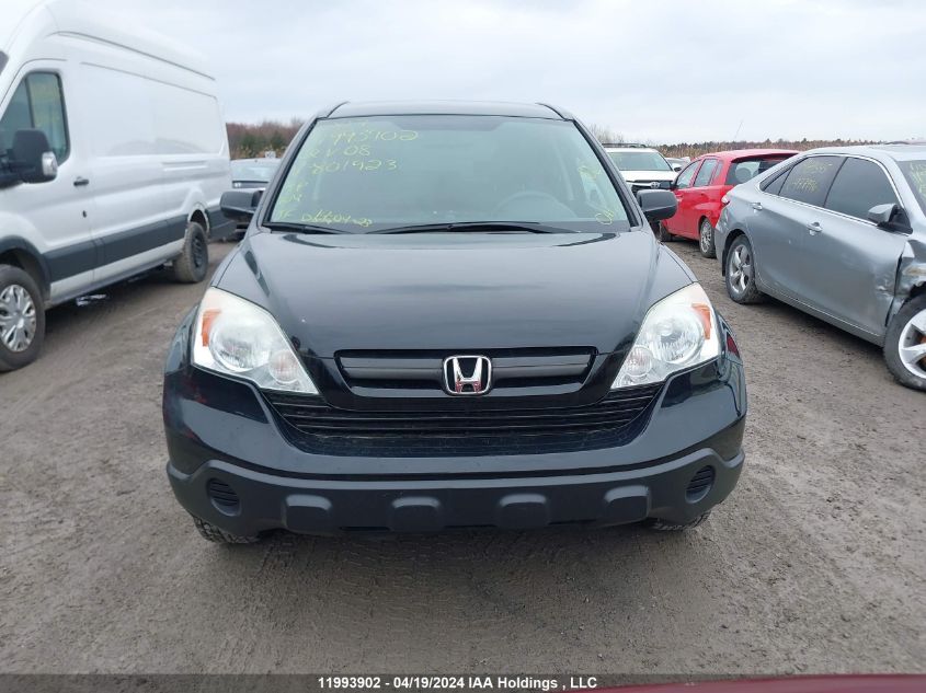 2008 Honda Cr-V VIN: 5J6RE38318L801923 Lot: 11993902