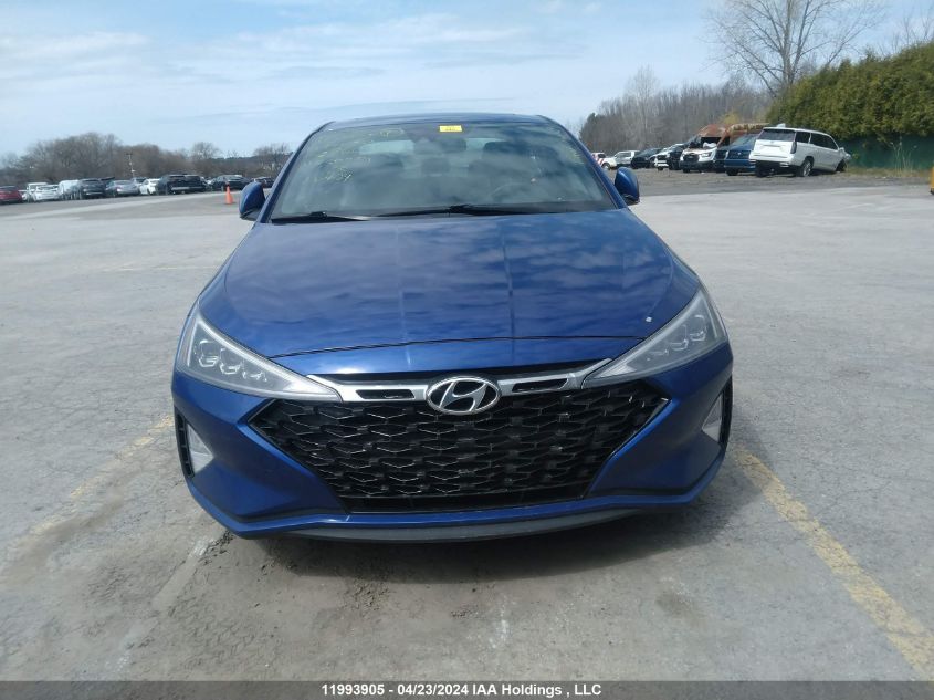 2019 Hyundai Elantra VIN: KMHD04LB0KU860204 Lot: 11993905