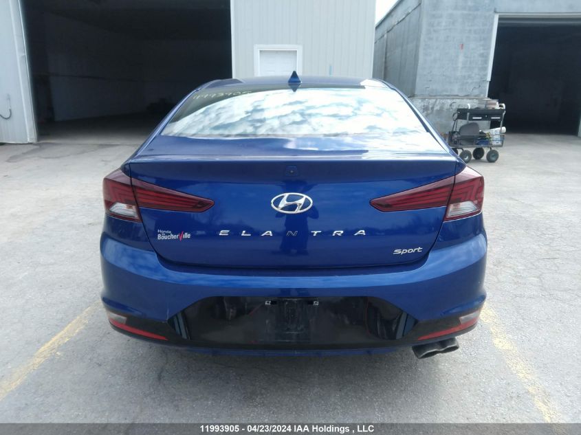2019 Hyundai Elantra VIN: KMHD04LB0KU860204 Lot: 11993905