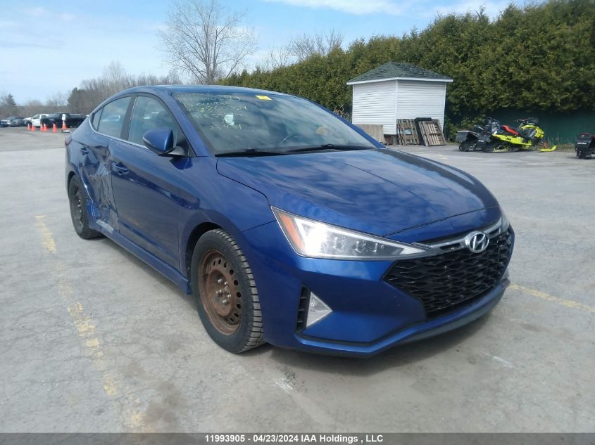 2019 Hyundai Elantra VIN: KMHD04LB0KU860204 Lot: 11993905