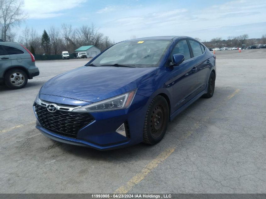 2019 Hyundai Elantra VIN: KMHD04LB0KU860204 Lot: 11993905