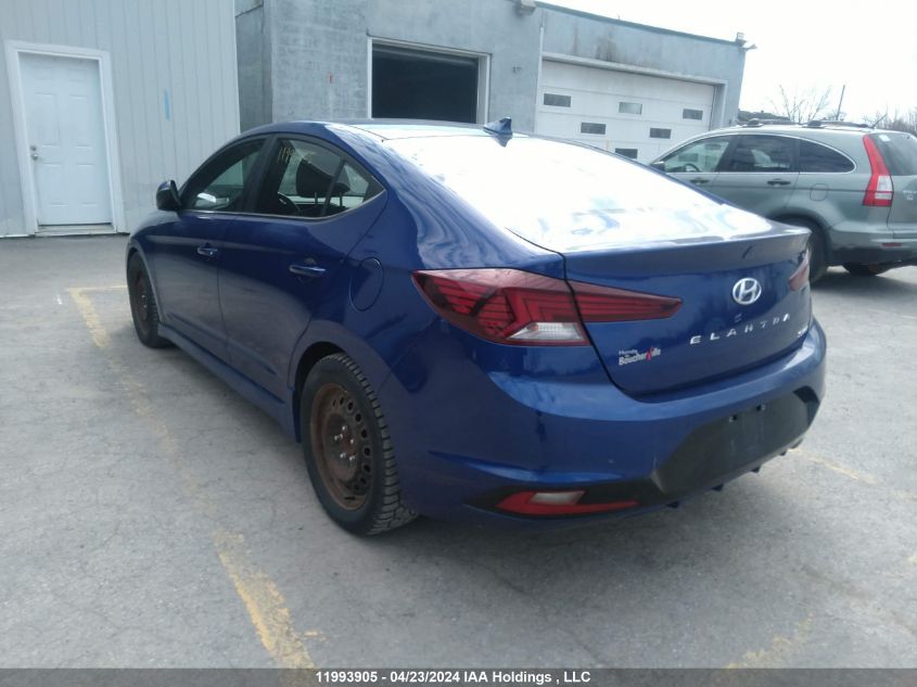 2019 Hyundai Elantra VIN: KMHD04LB0KU860204 Lot: 11993905