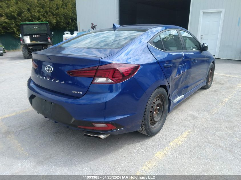 2019 Hyundai Elantra VIN: KMHD04LB0KU860204 Lot: 11993905