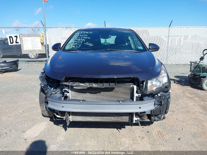 2014 Chevrolet Cruze VIN: 1G1PC5SB4E7354922 Lot: 11993908