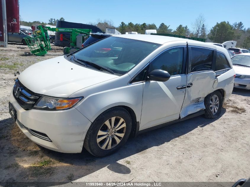 2014 Honda Odyssey VIN: 5FNRL5H31EB505371 Lot: 11993940