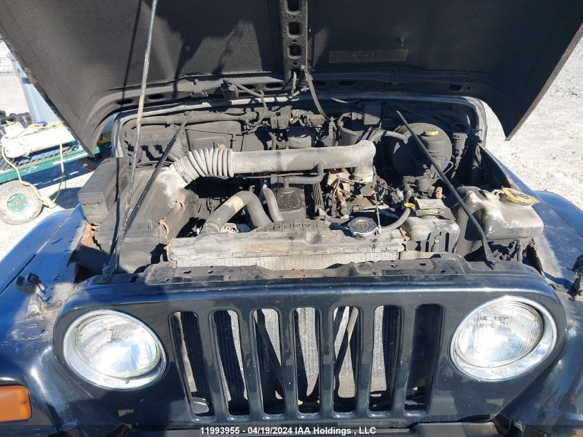 2003 Jeep Wrangler / Tj Sport VIN: 1J4FA49SX3P354875 Lot: 11993955