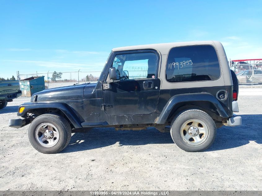 2003 Jeep Wrangler / Tj Sport VIN: 1J4FA49SX3P354875 Lot: 11993955