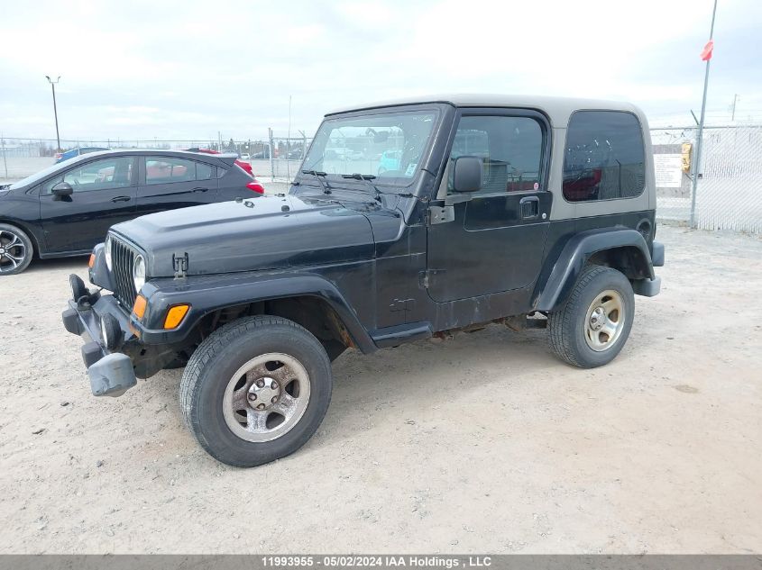 2003 Jeep Wrangler / Tj Sport VIN: 1J4FA49SX3P354875 Lot: 11993955