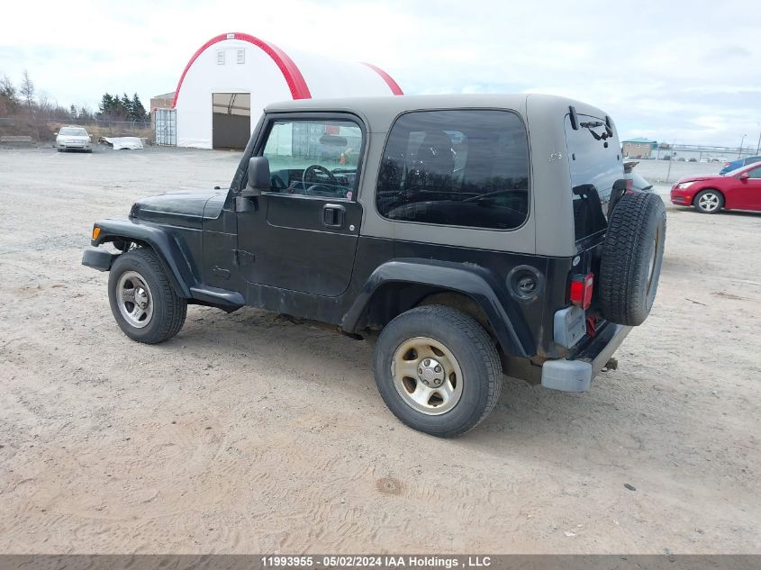 2003 Jeep Wrangler / Tj Sport VIN: 1J4FA49SX3P354875 Lot: 11993955