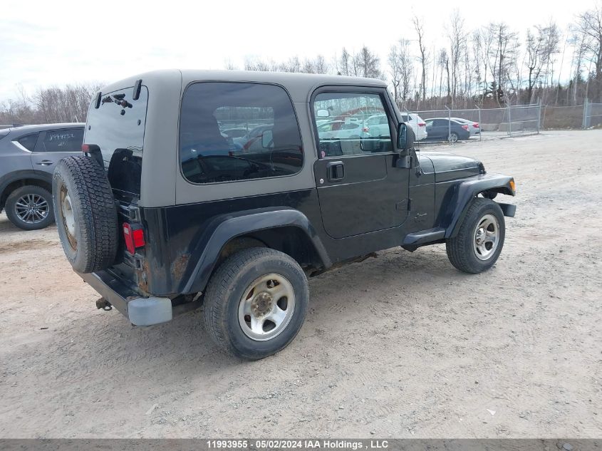 2003 Jeep Wrangler / Tj Sport VIN: 1J4FA49SX3P354875 Lot: 11993955