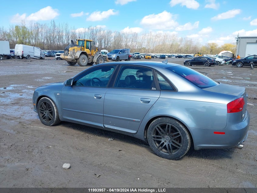 2007 Audi A4 VIN: WAUEH78E77A074542 Lot: 11993957