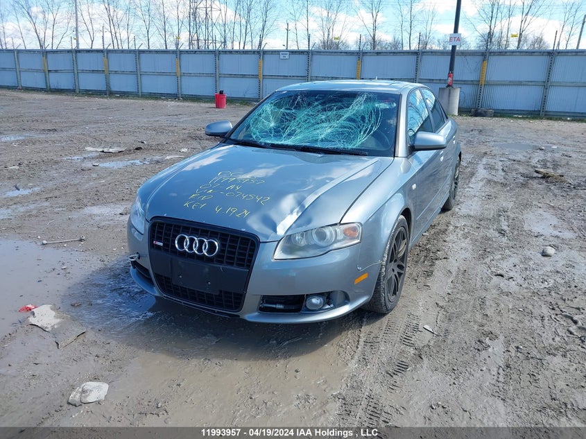 2007 Audi A4 VIN: WAUEH78E77A074542 Lot: 11993957