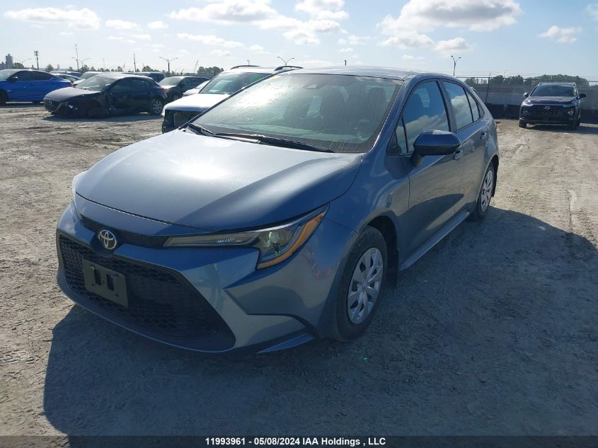 2021 Toyota Corolla Le VIN: 5YFBPMBE8MP217375 Lot: 11993961