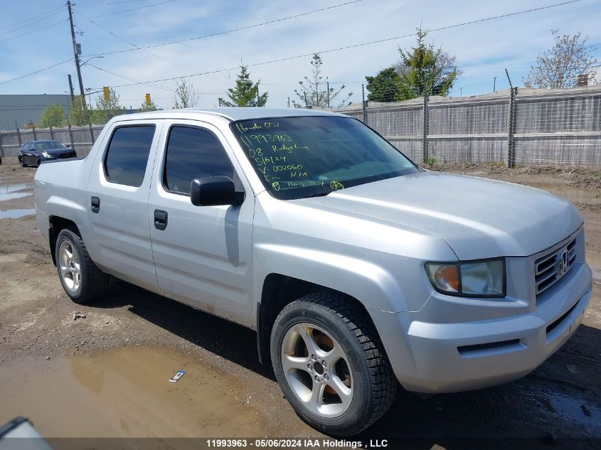 2008 Honda Ridgeline VIN: 2HJYK16448H002060 Lot: 11993963